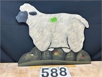 Sheep sign wood 29”X24”