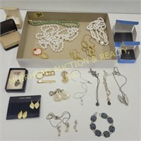 JEWELRY, NECKLACES, EARRINGS, CLIPS,