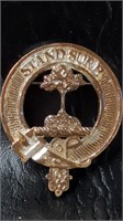 Anderson Scottish Clan Crest Badge in Silver