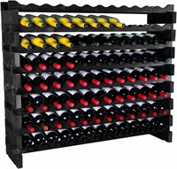 Wine Rack  12 X 8 Rows (96 Slots)  Wobble-Free