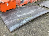 E1. (2) 1/4" THICK 5' X 10'   SHEETS OF STEEL