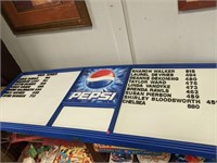 Large Pepsi Display Board Bar, Bowling