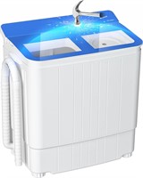 Superday Washer/Dryer  17.6LBS Twin Tub  Blue