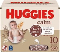 Huggies Calm Baby Diaper Wipes Unscented Hypoaller