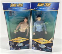 (2) 1996 Playmates Star Trek Hikaru Sulu & Scott