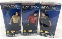 (3) 1995 Playmates Star Trek: Pike, Scott etc