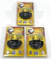 (3) NEW MasterVision Cap Lights