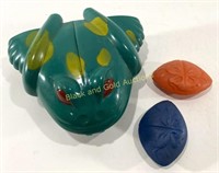 1962 Frog for Bop the Beetle game by Ideal Toys