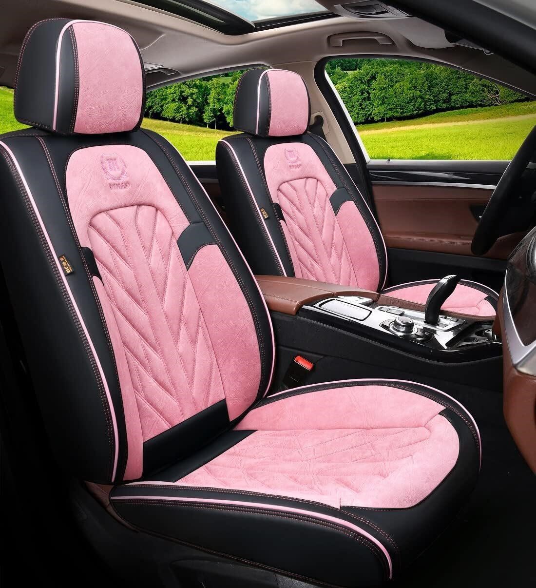 MM01 5-Seater Covers  Cars/SUV  Black&Pink
