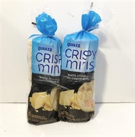 2pk WHITE CHEDDAR FLAVOURED BROWN RICE CAKES,