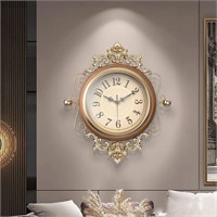 KEQAM Vintage Clock with Glass Cover 16X19