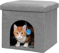 Furhaven Pet House  Collapsible  Gray  Small