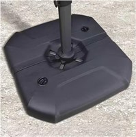 Square Patio Umbrella Base Water and Sand Filled
