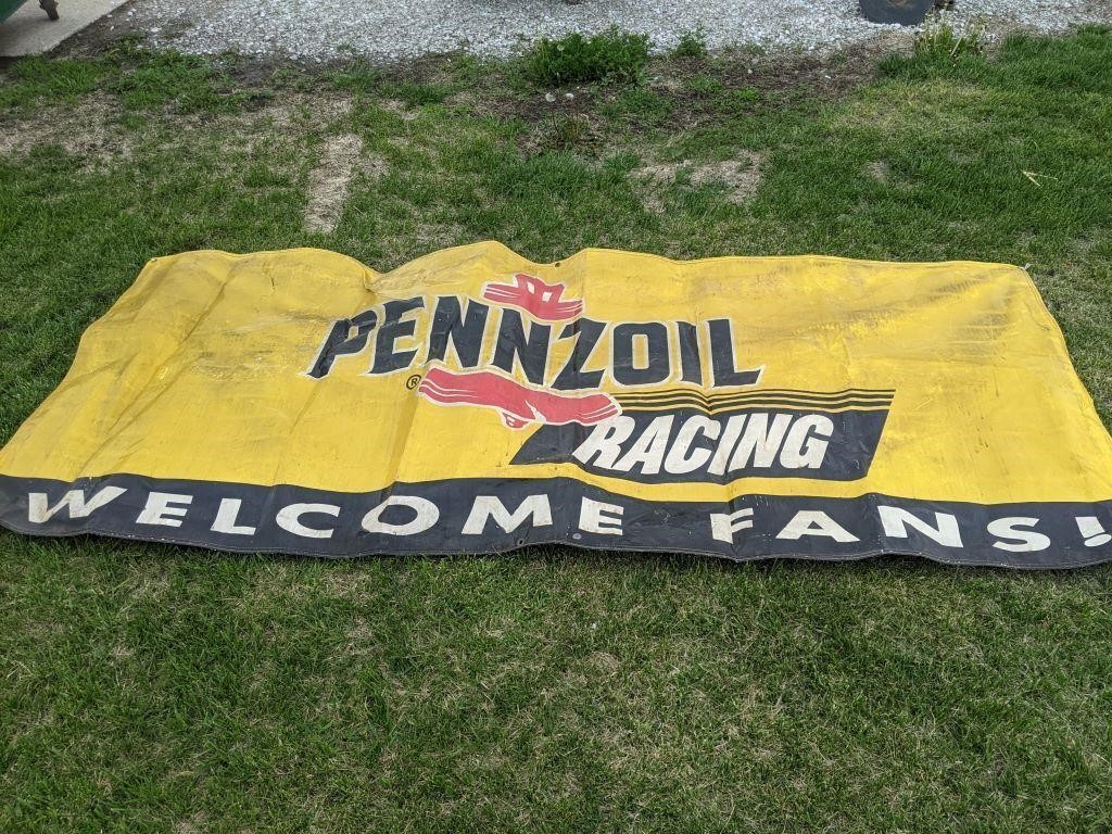 Pennzoil Racing Banner