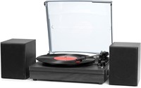 Record Player for Vinyl with Speakers