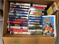 Massive Box of Assorted VHS Tapes