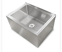 New Boos Stainless Steel 20" x 16" x 12" Mop Sink