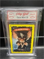 1990 Gremlins Movie Evil Mogwai Sticker Graded 10