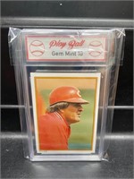 1987 Topps Glossy All Star Pete Rose Card Graded