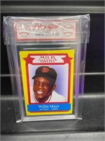 Willie Mays Milk Oaties Card Graded 10