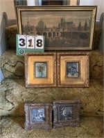 5 Framed Paintings/Pictures