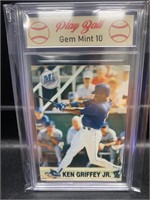 1991 Ken Griffey Jr. Baseball Card Graded 10- #35