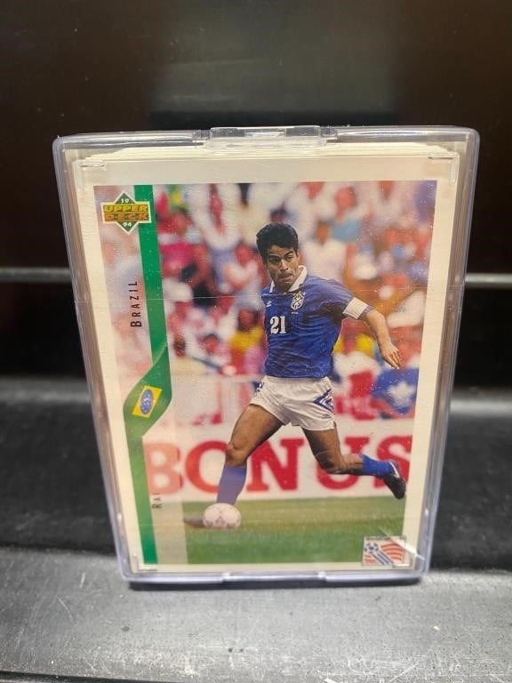 HUGE Unsearched case of Soccer Cards