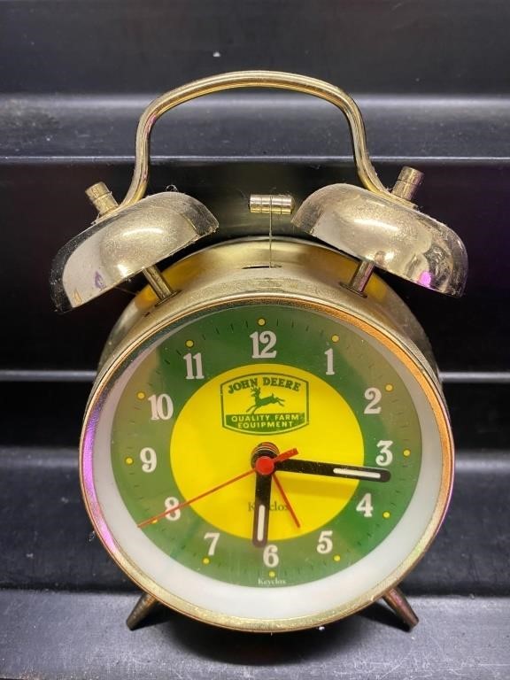 John Deere Alarm Clock Working