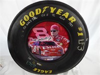 Dale Jr Race Used Tire Cut Wall Decor