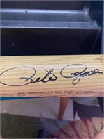 Pete Rose Signed Bat w/COA NICE Wood Bat!!!