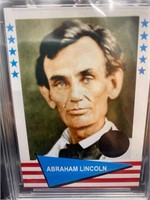 Abraham Lincoln Clothing Patch Card Graded 10
