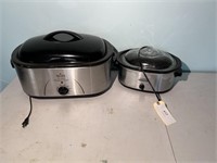 RIVAL 20 QT ROASTER OVERN AND RIVAL CROCK POT
