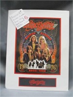 Aerosmith Boston Garden Tour 1976 poster