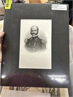 ANTIQUE ETCHING MILITARY REBELLION RECORD