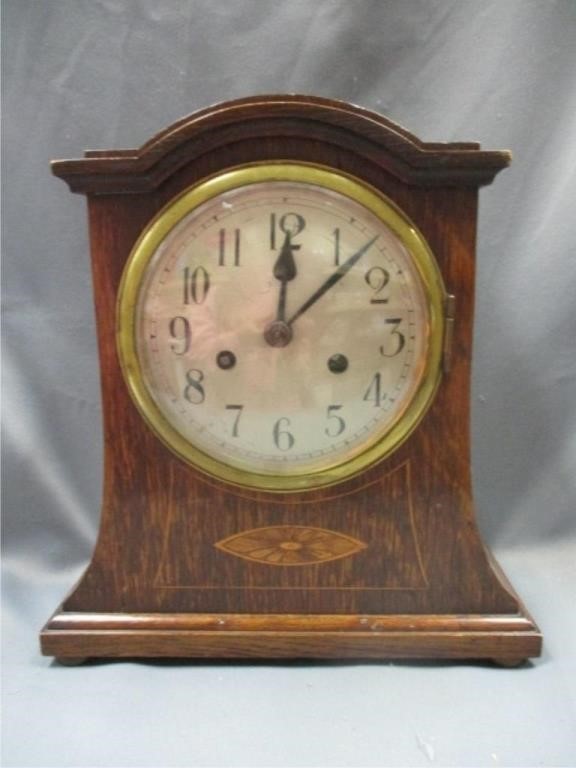 Antique Wood Mantel clock with chime
