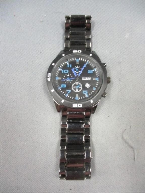 New Mens black Curen Wristwatch