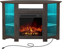 Seventable Fireplace Corner TV Stand, 47 inch