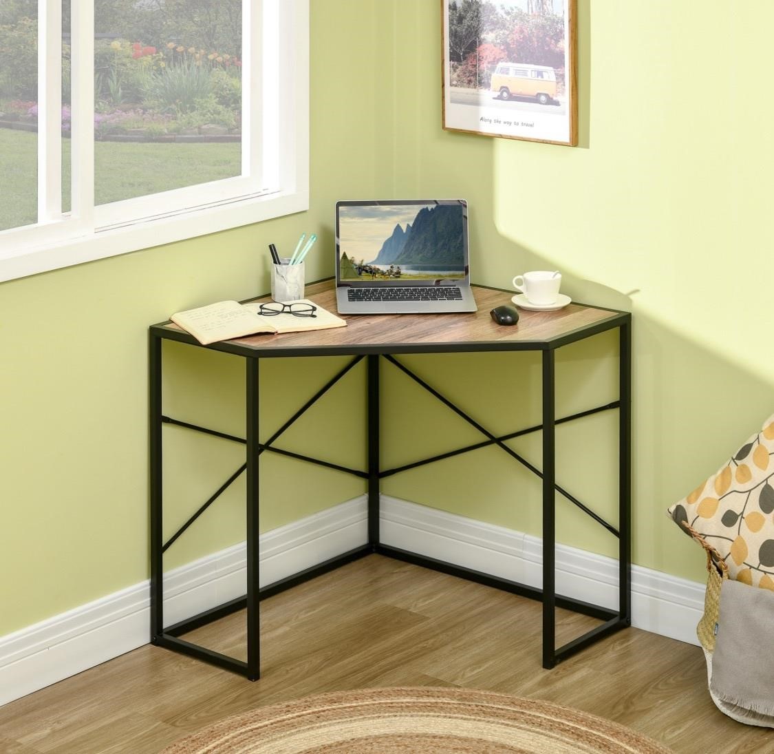 $100 Corner Desk for Small Spaces, Small