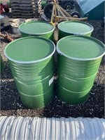 Metal Green Barrels