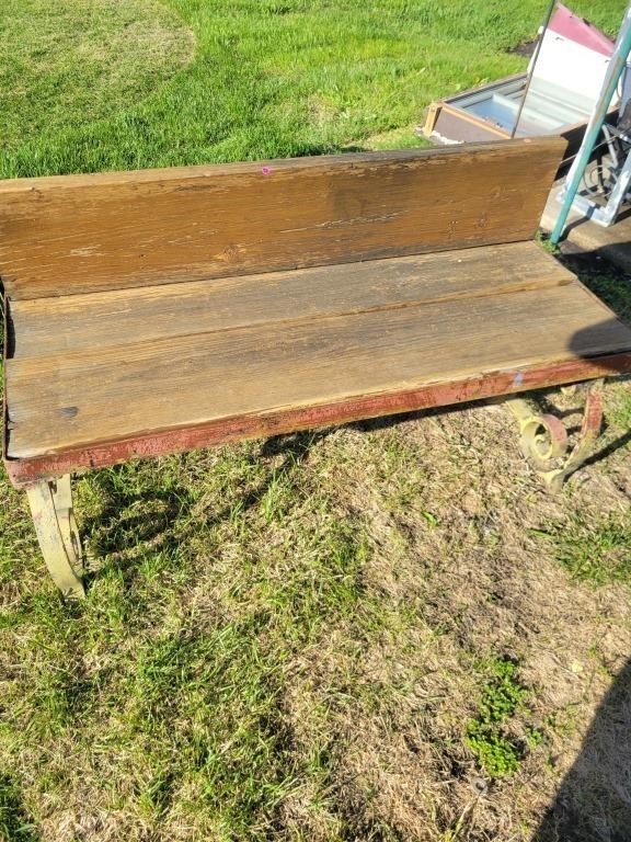 Rustic Wooden Bench