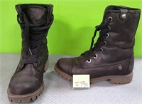 Z - ROXY 7.5 DISTRESSED LEATHER WORK BOOTS