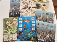 7 Empty Artist Sheets For Stamps-Artist Varga Elli