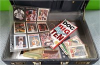 Z - WELL LOVED BRIEFCASE WITH BASKETBALL COLLECTOR