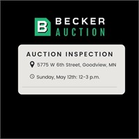 Inspection Dates: Sunday, May 12th: 12-3 p.m. You