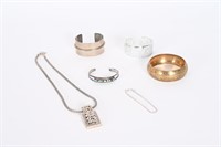 925 Silver Pendant, Bracelets, Assorted Jewelry