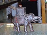 Elephant Howdah Mechanical Bank