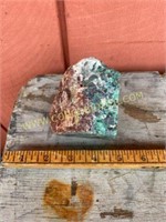 turquoise colored mineral rock