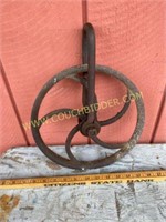 Antique Well Pulley