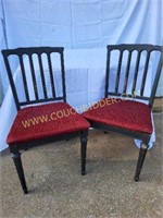 Set of Fluted Spindle Chairs
