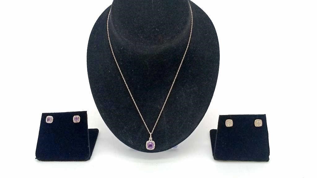 Sterling Jewelry with Amethyst and/or Diamonds